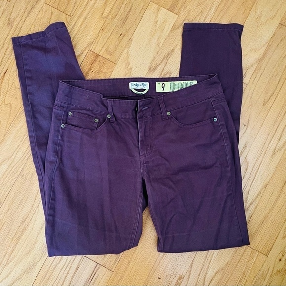 Indigo Rein Skinny Mid Rise Jeans Purple Size 9 - Picture 1 of 6